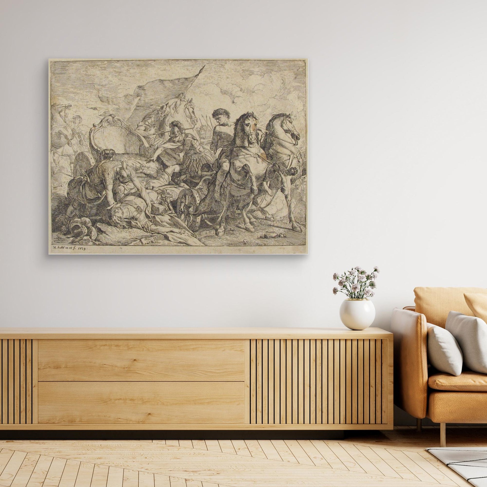 Fall of Antiochus From His Chariot