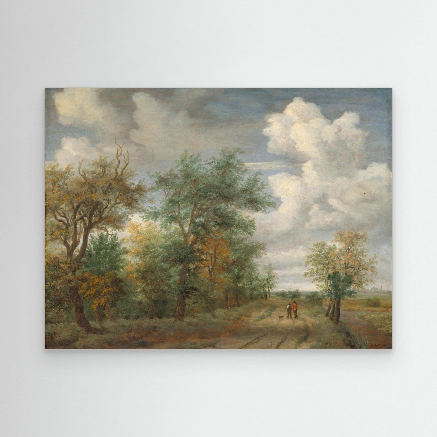Wooded Landscape with Figures