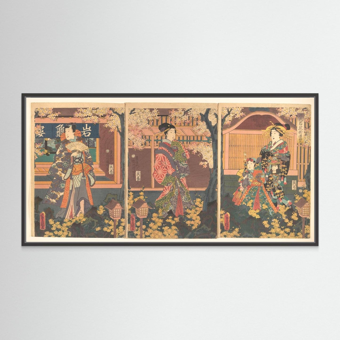 Prince Genji Visits the Gankirō Tea House