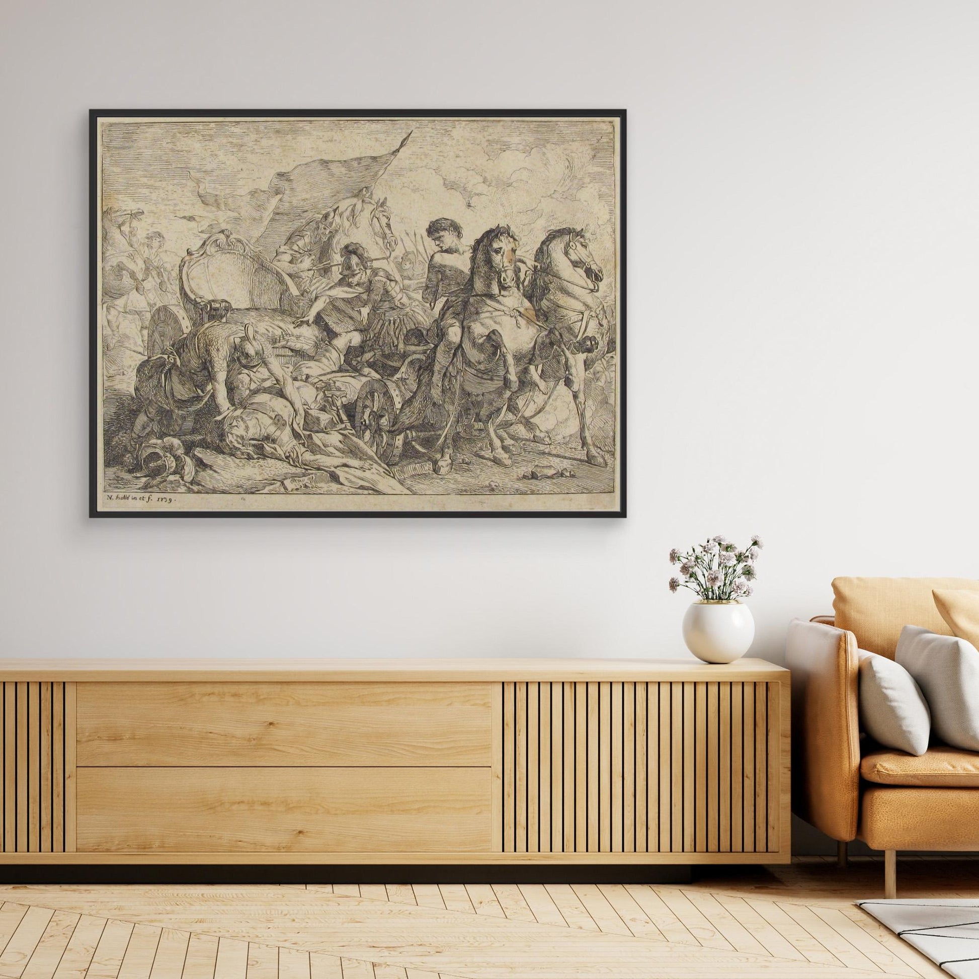 Fall of Antiochus From His Chariot